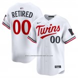 Camiseta Beisbol Hombre Minnesota Twins Retired Roster Primera Limited Blanco
