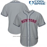 Camiseta Beisbol Hombre New York Mets 2017 Estrellas y Rayas Gris Cool Base