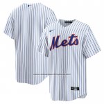 Camiseta Beisbol Hombre New York Mets Primera Replica Big & Tall Blanco