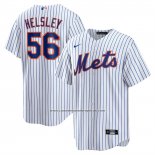 Camiseta Beisbol Hombre New York Mets Ryan Helsley Primera Replica Blanco