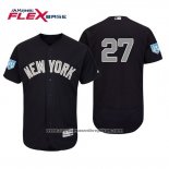 Camiseta Beisbol Hombre New York Yankees Giancarlo Stanton Flex Base Entrenamiento de Primavera Alterno Azul 2019