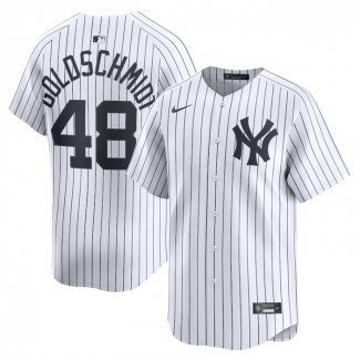 Camiseta Beisbol Hombre New York Yankees Paul Goldschmidt Primera Limited Blanco