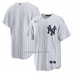 Camiseta Beisbol Hombre New York Yankees Primera Replica Big & Tall Blanco