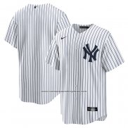 Camiseta Beisbol Hombre New York Yankees Primera Replica Big & Tall Blanco