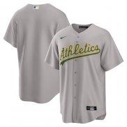 Camiseta Beisbol Hombre Oakland Athletics Away Replica Gris