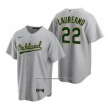 Camiseta Beisbol Hombre Oakland Athletics Ramon Laureano Replica Road Gris