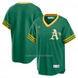 Camiseta Beisbol Hombre Oakland Athletics Road Cooperstown Collection Verde