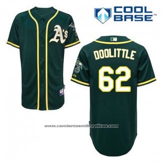 Camiseta Beisbol Hombre Oakland Athletics Sean Doolittle 62 Verde Alterno Cool Base