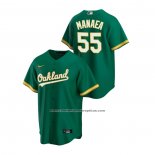 Camiseta Beisbol Hombre Oakland Athletics Sean Manaea Replica Alterno Verde