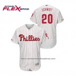 Camiseta Beisbol Hombre Philadelphia Phillies Mike Schmidt Flex Base Blanco