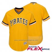 Camiseta Beisbol Hombre Pittsburgh Pirates Oro Flex Base