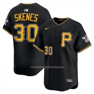 Camiseta Beisbol Hombre Pittsburgh Pirates Paul Skenes Alternate Limited Negro