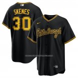 Camiseta Beisbol Hombre Pittsburgh Pirates Paul Skenes Alterno 2 Negro