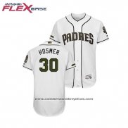 Camiseta Beisbol Hombre San Diego Padres Eric Hosmer 2018 Dia de los Caidos Flex Base Blanco