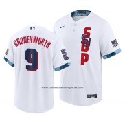 Camiseta Beisbol Hombre San Diego Padres Jake Cronenworth 2021 All Star Replica Blanco