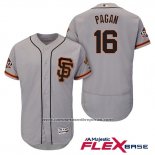 Camiseta Beisbol Hombre San Francisco Giants Angel Pagan Gris Alterno Flex Base