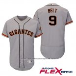Camiseta Beisbol Hombre San Francisco Giants Brandon Belt Gris Hispanic Heritage Flex Base