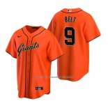 Camiseta Beisbol Hombre San Francisco Giants Brandon Belt Replica Alterno Naranja