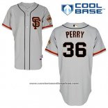 Camiseta Beisbol Hombre San Francisco Giants Gaylord Perry 36 Gris Alterno Cool Base