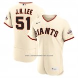 Camiseta Beisbol Hombre San Francisco Giants Jung Hoo Lee Primera Autentico Crema