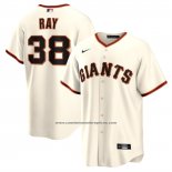 Camiseta Beisbol Hombre San Francisco Giants Robbie Ray Primera Replica Crema