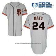 Camiseta Beisbol Hombre San Francisco Giants Willie Mays 24 Gris Alterno Cool Base
