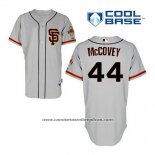 Camiseta Beisbol Hombre San Francisco Giants Willie Mccovey 44 Gris Alterno Cool Base
