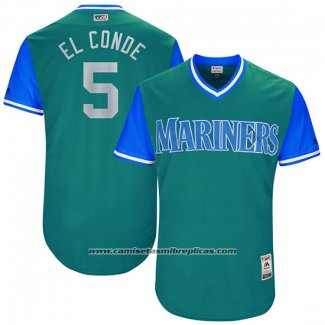 Camiseta Beisbol Hombre Seattle Mariners 2017 Little League World Series Guillermo Herojoia Aqua