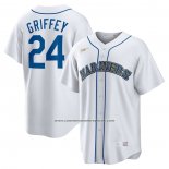Camiseta Beisbol Hombre Seattle Mariners Ken Griffey Jr. Primera Cooperstown Collection Blanco