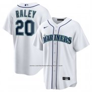 Camiseta Beisbol Hombre Seattle Mariners Luke Raley Primera Replica Blanco