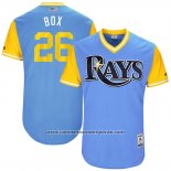 Camiseta Beisbol Hombre Tampa Bay Rays 2017 Little League World Series Brad Boxberger Azul