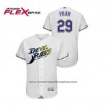 Camiseta Beisbol Hombre Tampa Bay Rays Tommy Pham Turn Back The Clock Flex Base Blanco