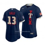 Camiseta Beisbol Hombre Texas Rangers Joey Gallo 2021 All Star Autentico Azul