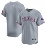 Camiseta Beisbol Hombre Texas Rangers Road Limited Gris