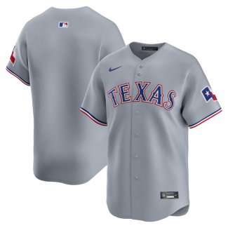 Camiseta Beisbol Hombre Texas Rangers Road Limited Gris