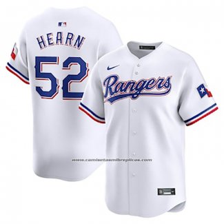 Camiseta Beisbol Hombre Texas Rangers Taylor Hearn Primera Limited Jugador Blanco