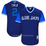 Camiseta Beisbol Hombre Toronto Blue Jays 2017 Little League World Series Troy Tulowitzki Azul