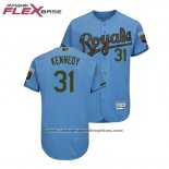 Camiseta Beisbol Hombre Toronto Blue Jays Ian Kennedy 2018 Dia de los Caidos Flex Base Azul
