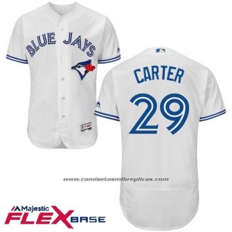 Camiseta Beisbol Hombre Toronto Blue Jays Joe Carter Blanco Flex Base