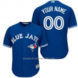 Camiseta Beisbol Hombre Toronto Blue Jays Personalizada Azul