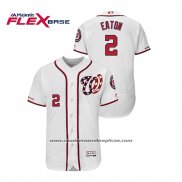 Camiseta Beisbol Hombre Washington Nationals Adam Eaton Autentico Flex Base Blanco