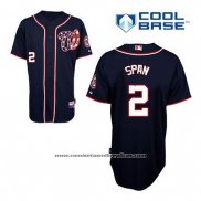 Camiseta Beisbol Hombre Washington Nationals Denard Span 2 Azul Alterno Cool Base