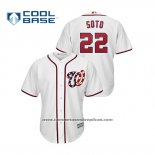 Camiseta Beisbol Hombre Washington Nationals Juan Soto Cool Base Alterno Blanco