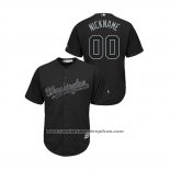 Camiseta Beisbol Hombre Washington Nationals Personalizada 2019 Players Weekend Replica Negro