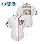 Camiseta Beisbol Hombre Washington Nationals Sean Doolittle 2019 Gold Program Cool Base Blanco