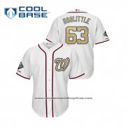 Camiseta Beisbol Hombre Washington Nationals Sean Doolittle 2019 Gold Program Cool Base Blanco