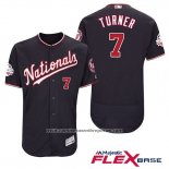 Camiseta Beisbol Hombre Washington Nationals Trea Turner Azul 2018 All Star Alterno Flex Base