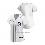 Camiseta Beisbol Mujer Detroit Tigers Replica 2020 Primera Blanco