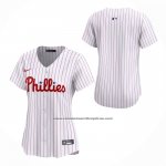 Camiseta Beisbol Mujer Philadelphia Phillies Primera Limited Blanco