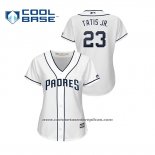 Camiseta Beisbol Mujer San Diego Padres Fernando Tatis Jr. Cool Base Primera Blanco